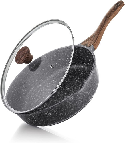 Nonstick skillet deep frying - nonstick,