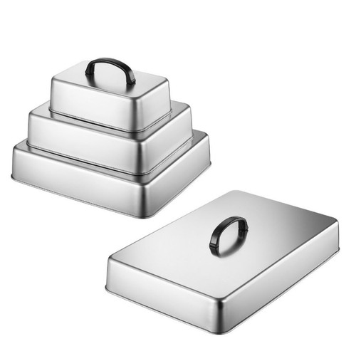 Stainless steel frying pan - steel,