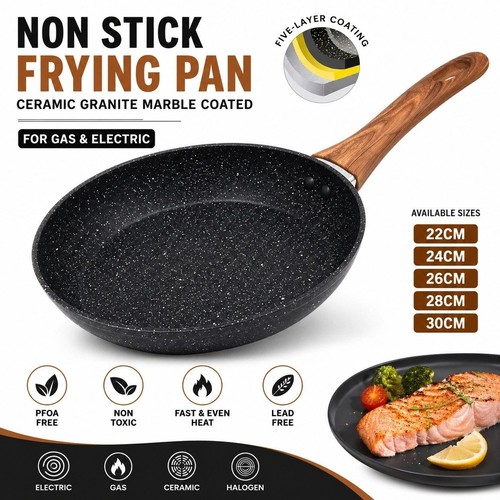 Non stick black frying pan - stick,