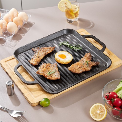 Kitchen flat bottomed frying - flat-bottomed,