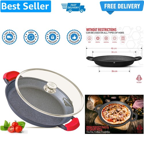 Paella pan with lid 36cm - paella,