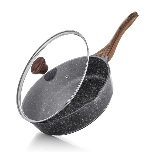 Nonstick skillet deep frying - nonstick, skillet,