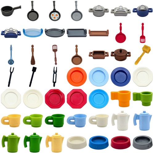 Playmobil lots kitchen dishes