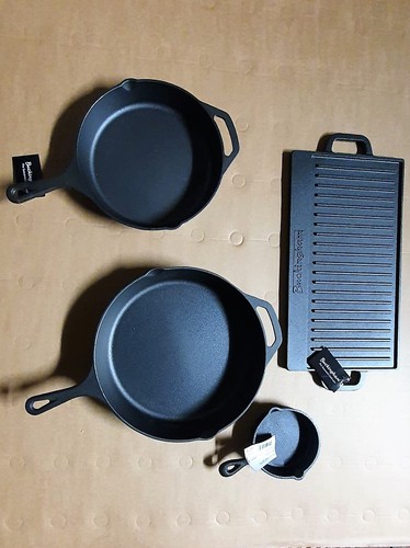 Cast iron frying pan - iron,
