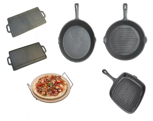 Cast iron frying pan - frying, grill