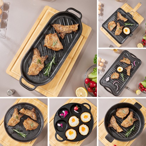 Cast iron skillet - iron, camping